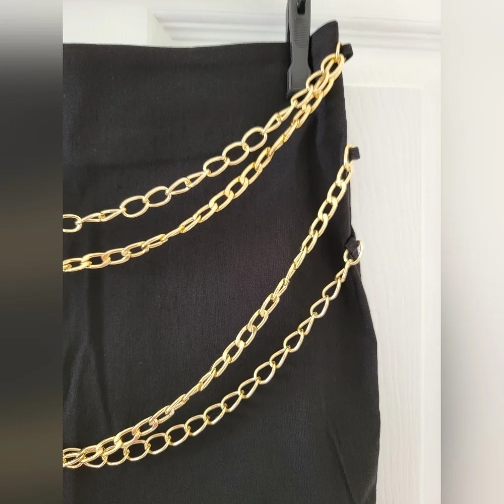 Zara Chain Mini Skirt NEW